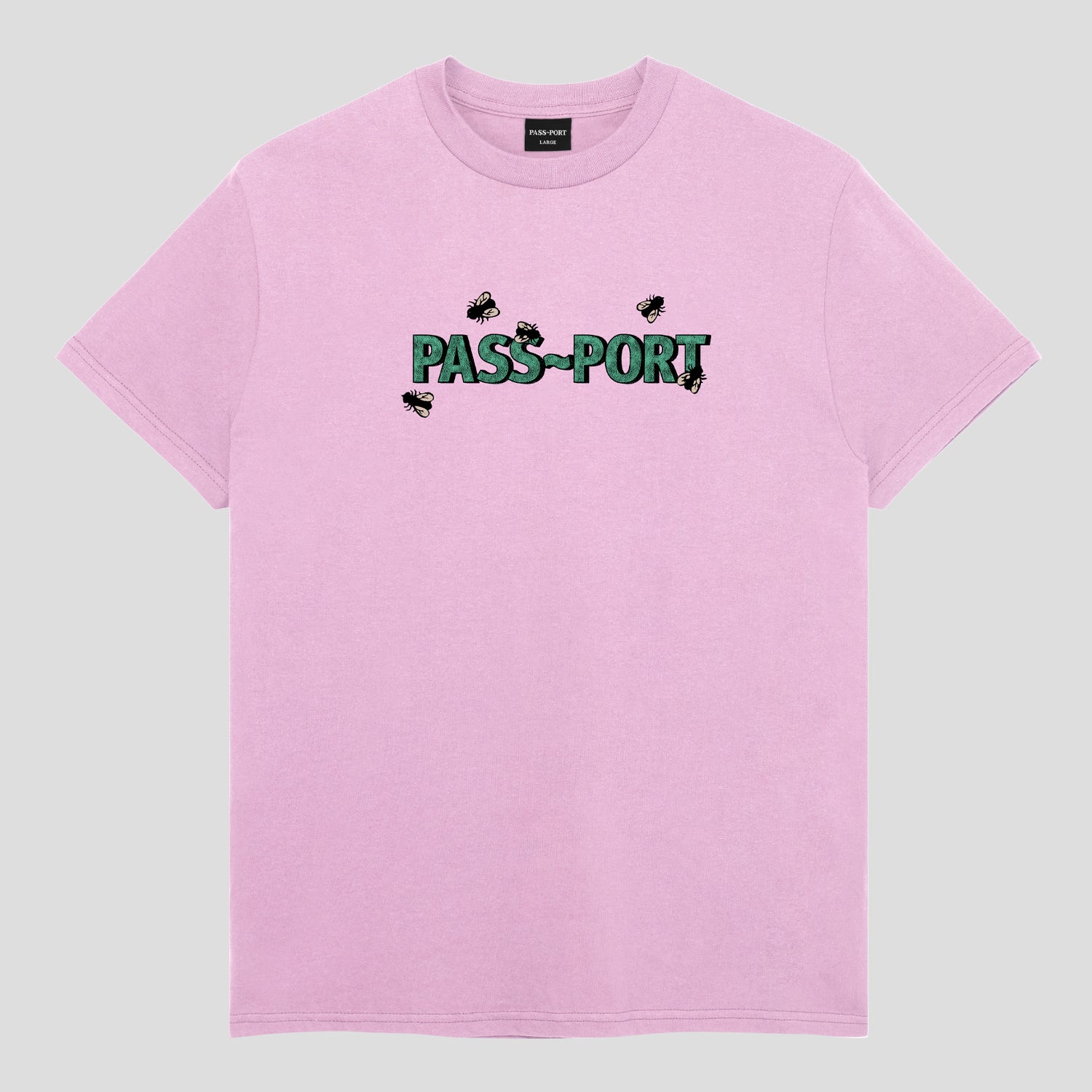 Pass~Port Wot Flies Tee - Light Pink