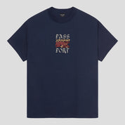 Pass~Port Antler Tee - Navy