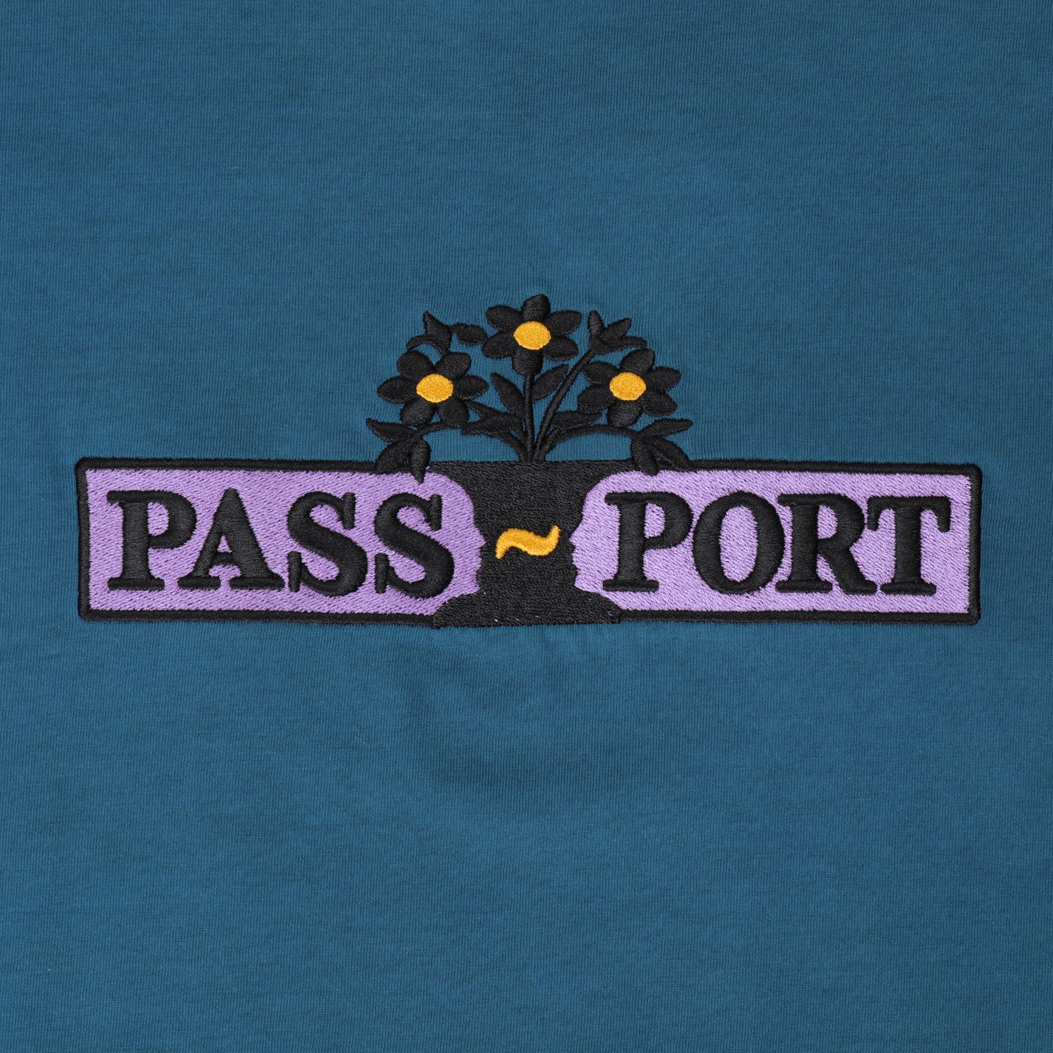 Pass~Port House Plant Organic Tee - Teal