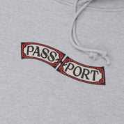 Pass~Port Red Flag Hoodie - Ash