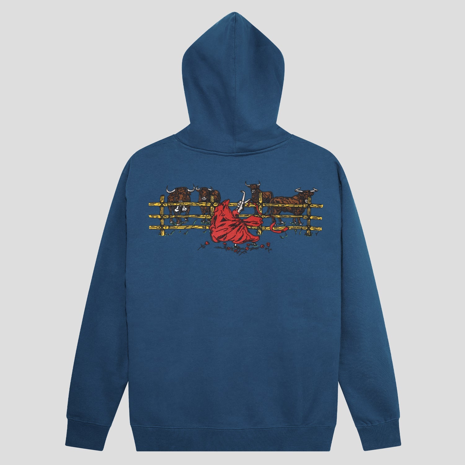 【大人ストリート】PASS~PORT Human Logo Sweat Hoodie Pass~Port Red Flag Hoodie - Harbour Blue – Pass~Port USA
