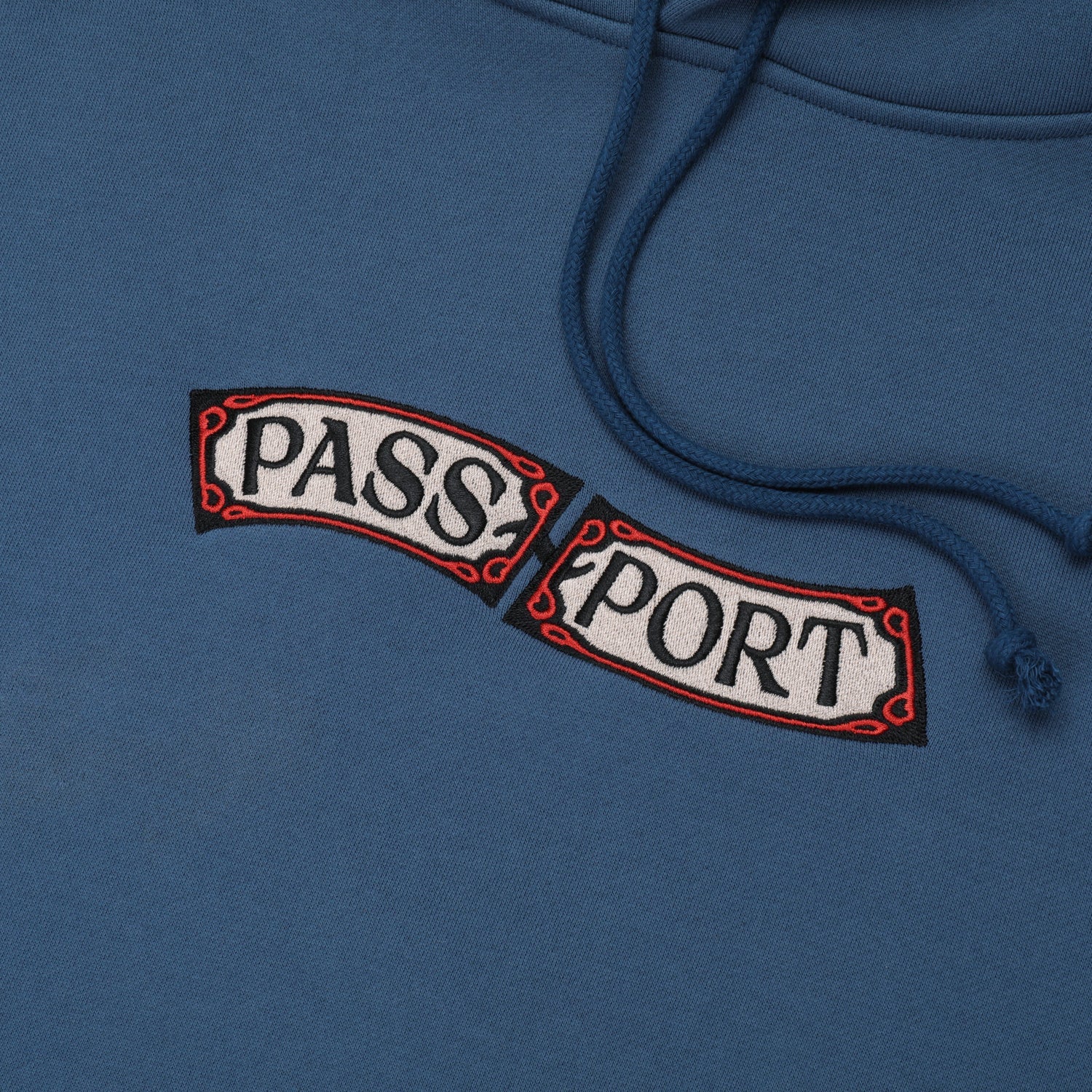 PASSPORT (パスポート) 限定 フーディ Sydney Harbour Hoodie Pass~Port Red Flag Hoodie - Harbour Blue – Pass~Port USA
