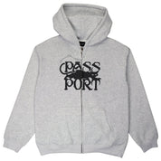 Pass~Port Slinkin' Zip Hoodie - Ash