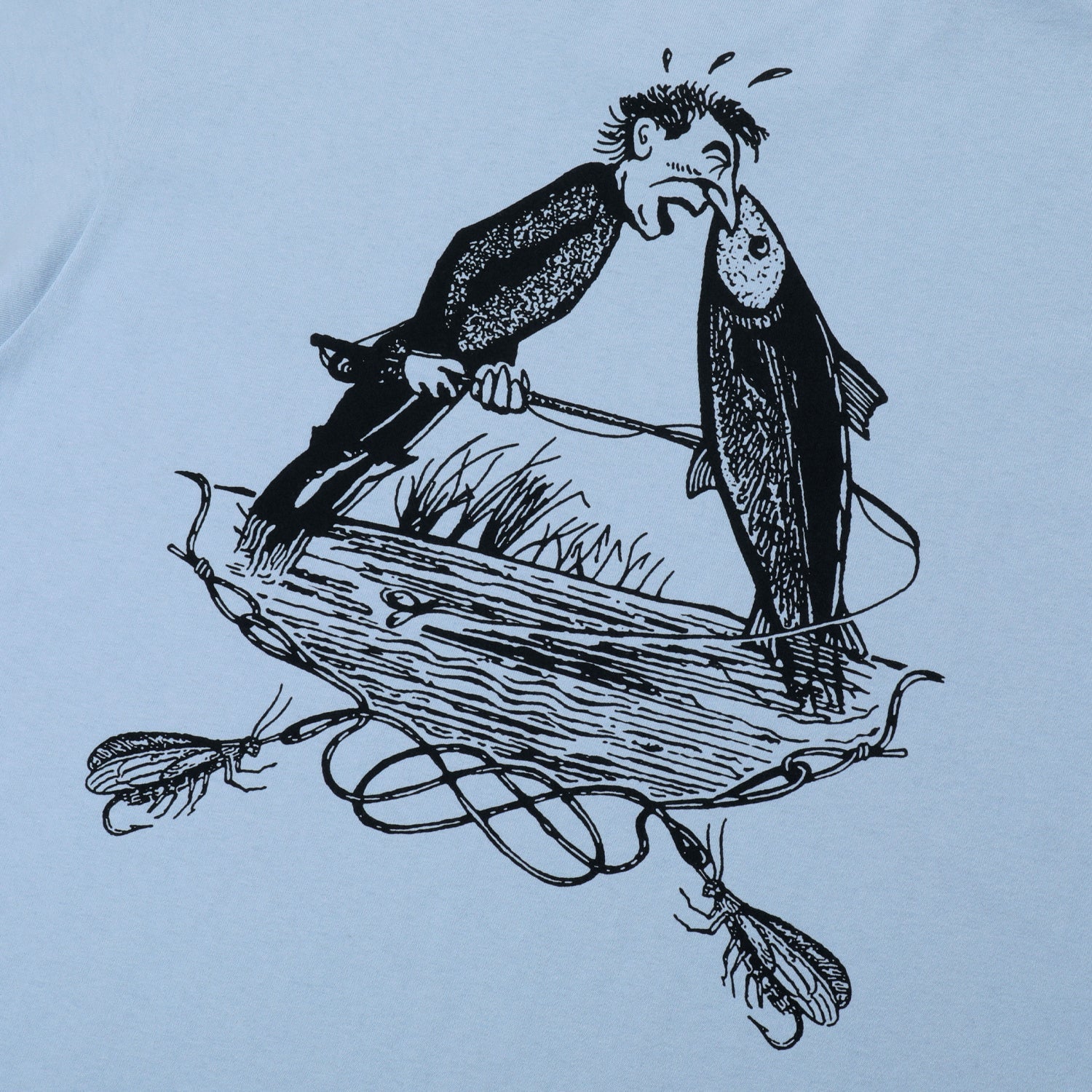 Pass~Port Hook & Line Tee - Stonewash Blue