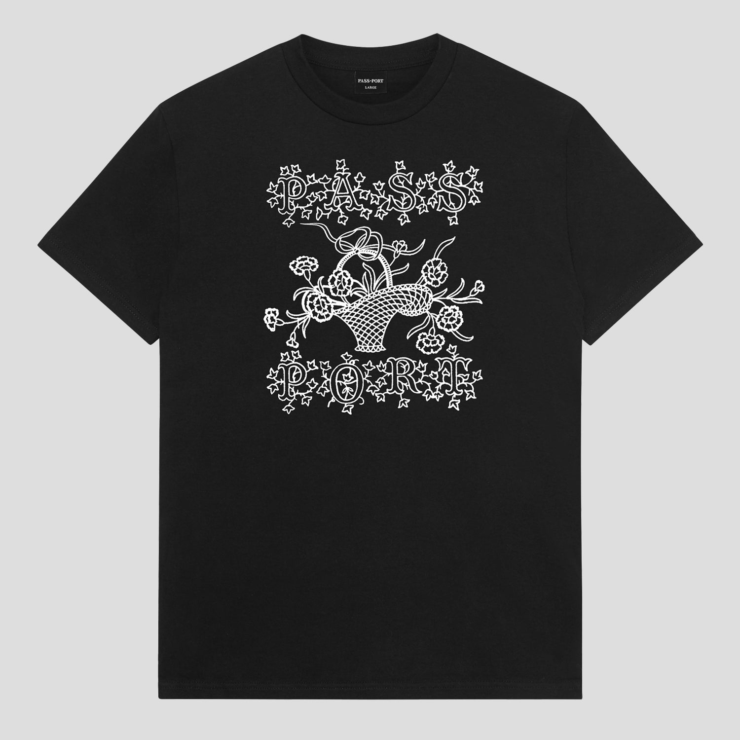 【関税・送料込み】PASS~PORT Flower Logo T-Shirt Pass~Port Edible Flowers Tee - Black – Pass~Port USA