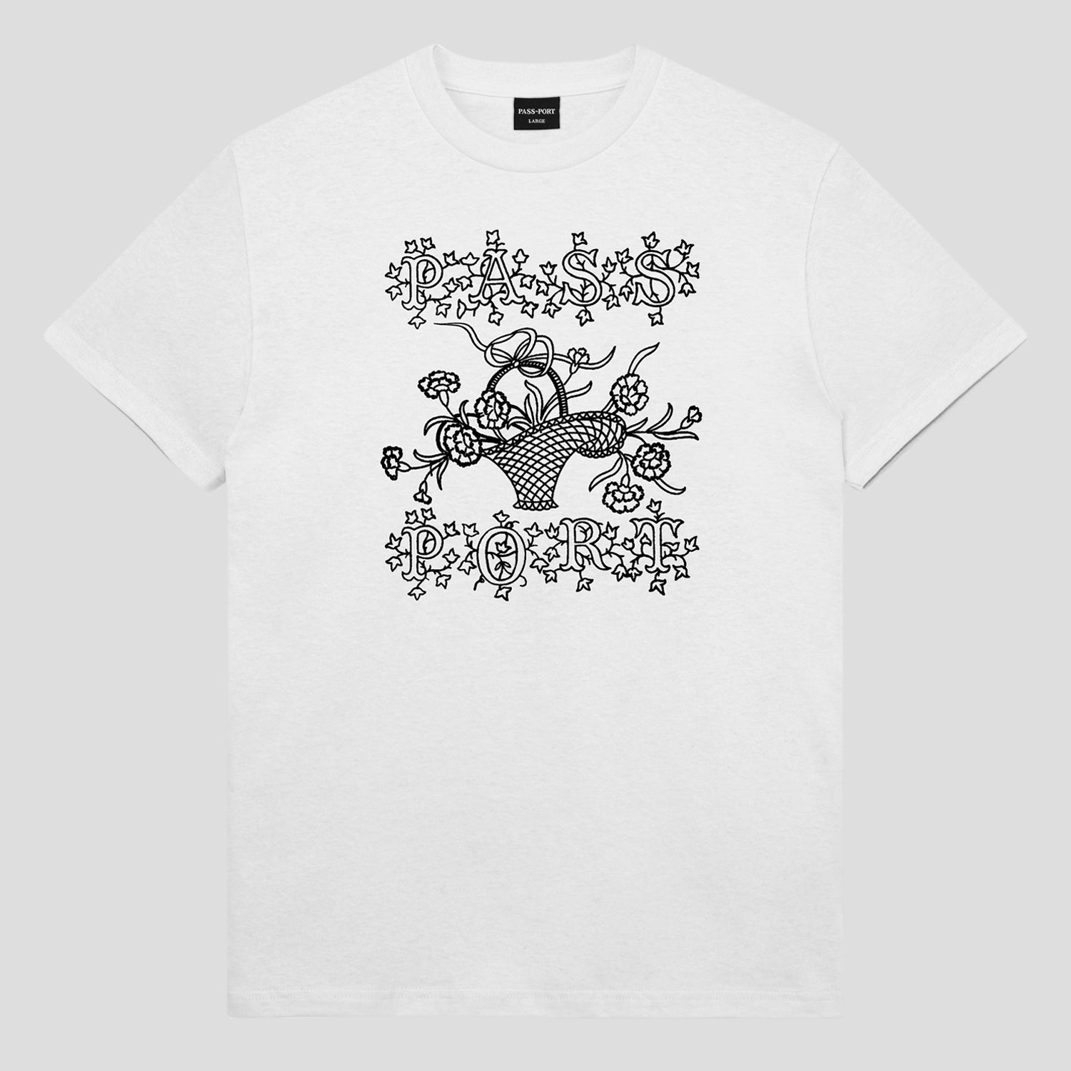 Pass~Port Edible Flowers Tee - White