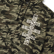 Pass~Port Kollassi Zip Hoodie - Woodland Camo
