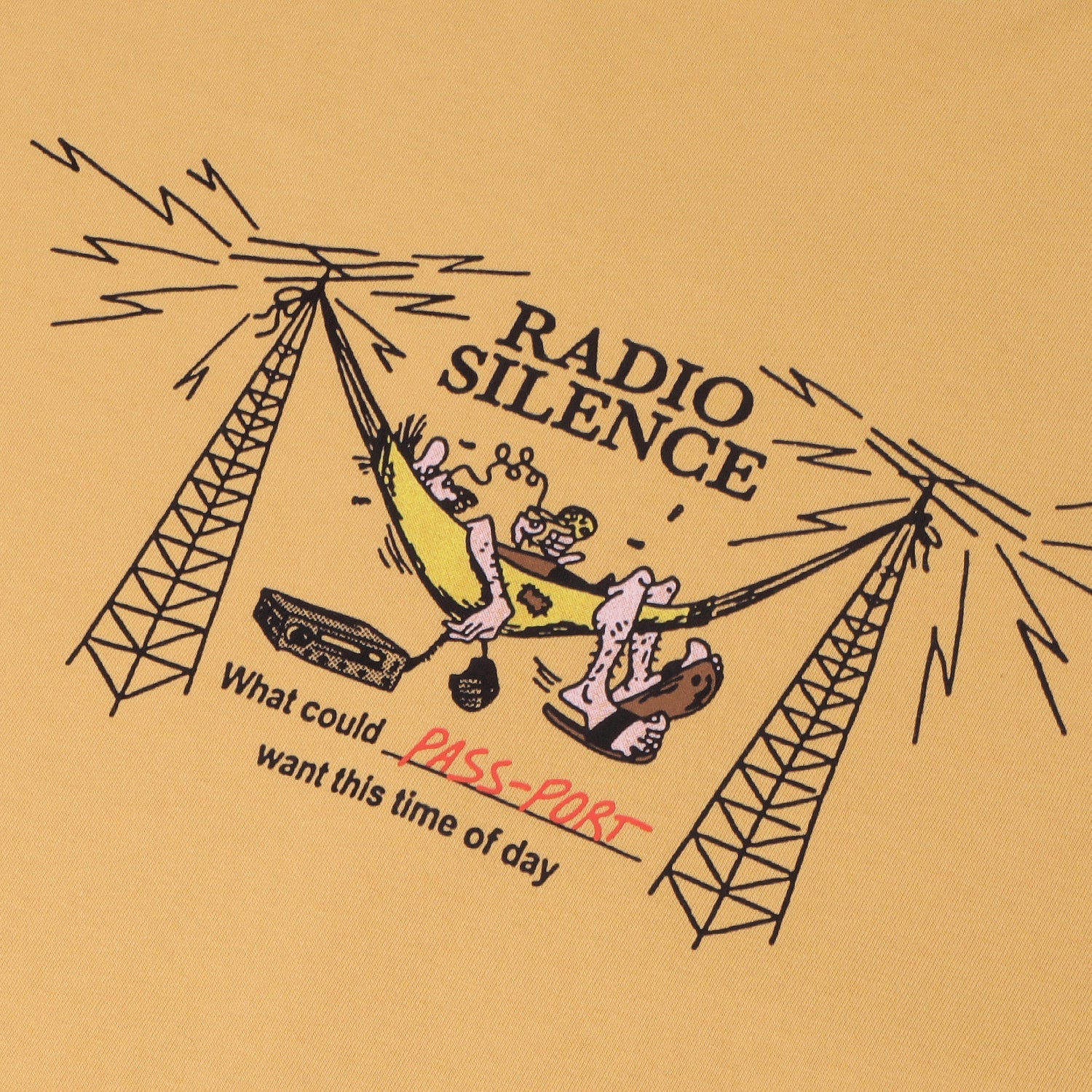 Pass~Port Radio Silence Tee - Barley