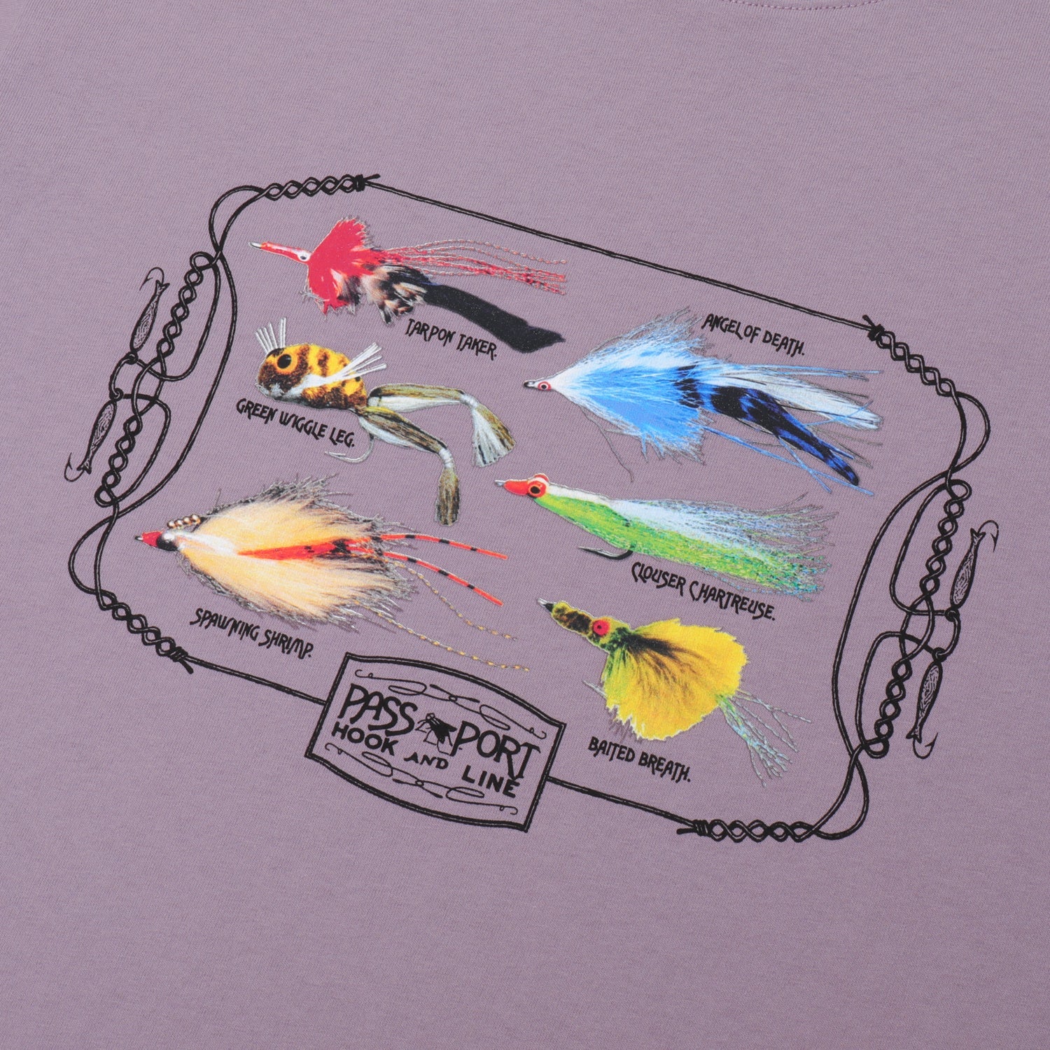 Pass~Port Lures Tee - Dusty Lilac