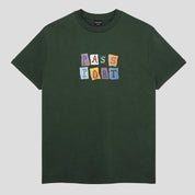 Pass~Port Patchwork Tee - Forest Green