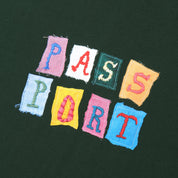 Pass~Port Patchwork Tee - Forest Green