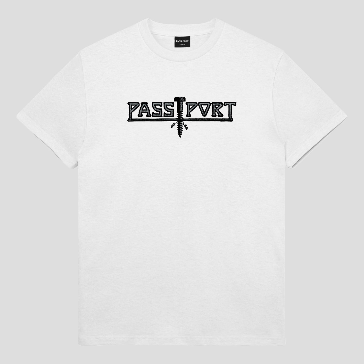 Pass~Port Screwed Tee - White – Pass~Port USA