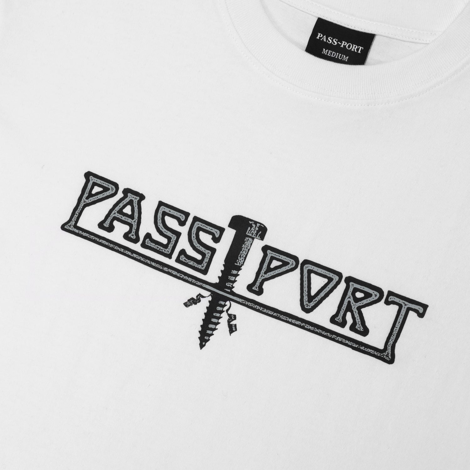 Pass~Port Screwed Tee - White