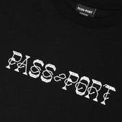 Pass~Port Needlework Tee - Black