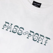 Pass~Port Needlework Tee - White