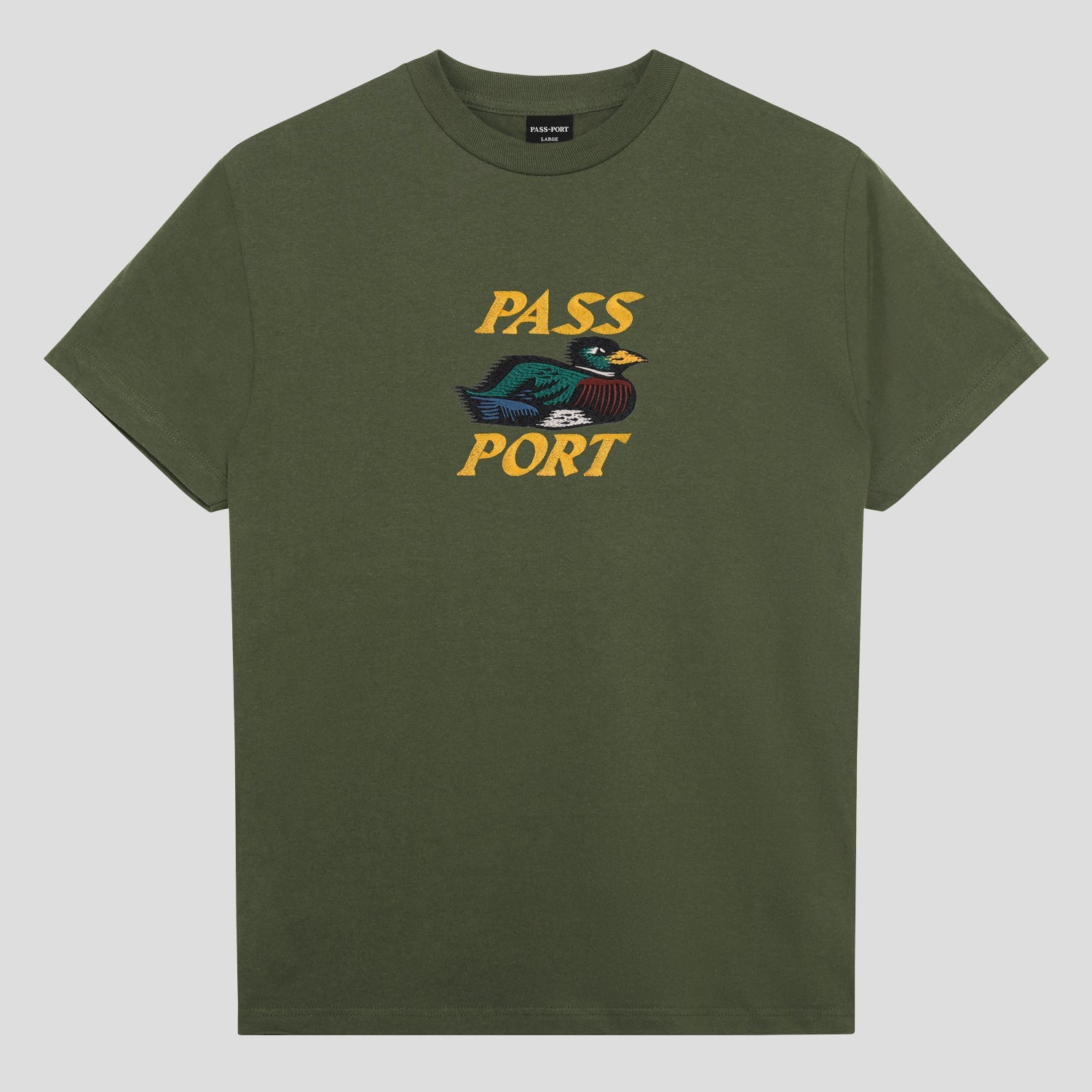 Pass~Port Fast Duck Tee - Olive