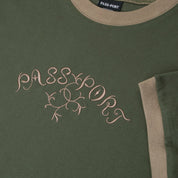 Pass~Port Arthur Ringer Tee - Olive