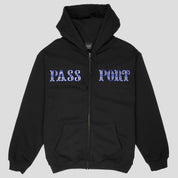 Pass~Port Glint Zip Hoodie - Black