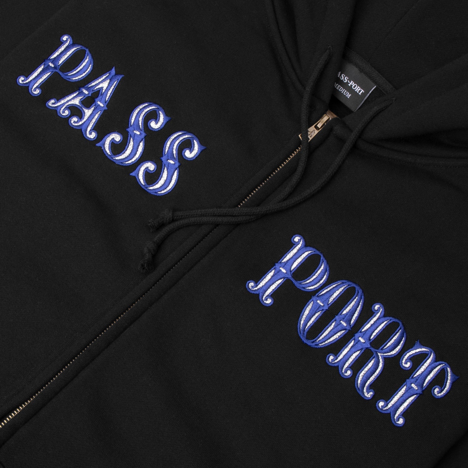 トップス PASS~PORT / Glint Zip Hoodie Pass~Port Glint Zip Hoodie - Black – Pass~Port USA