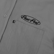 Pass~Port Ovalit Herringbone Short Sleeve Shirt - Grey