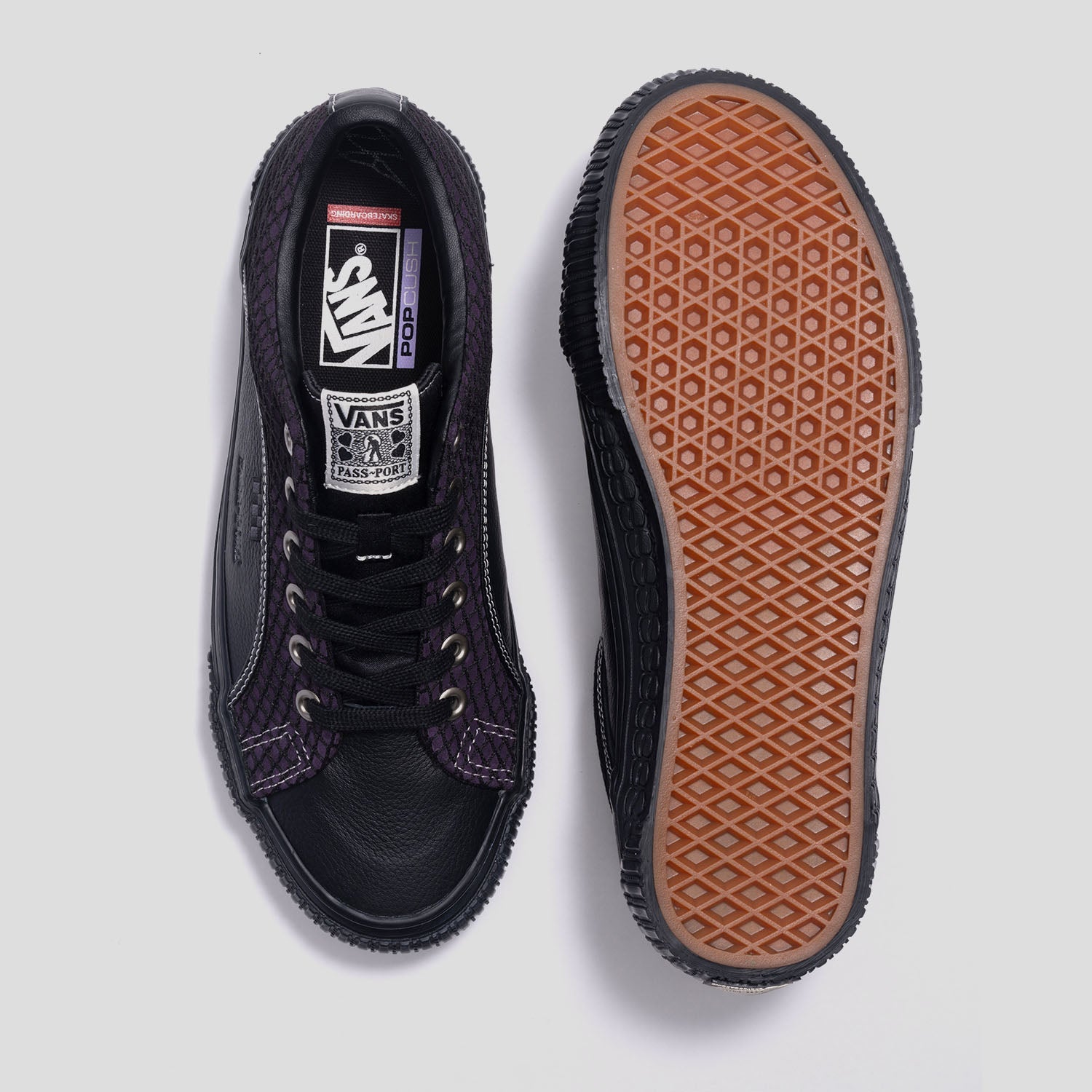 Vans & Pass~Port Skate Lampin - Black/Night Shade