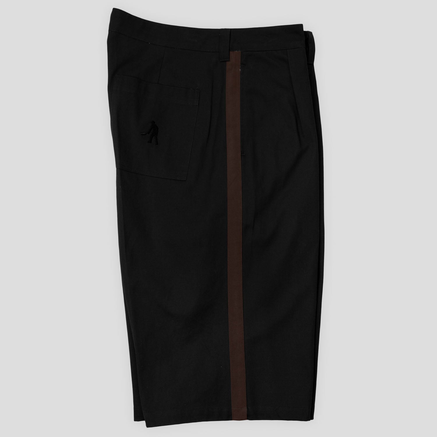 Pass~Port Leagues Club Striped Short - Black / Brown