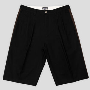 Pass~Port Leagues Club Striped Short - Black / Brown