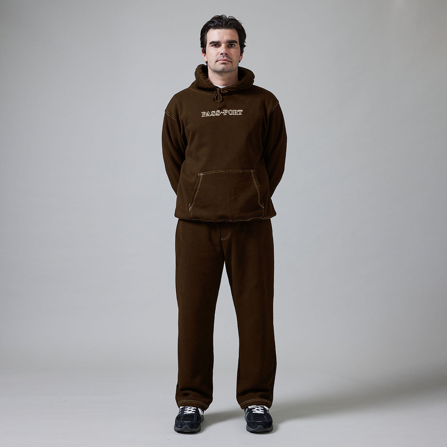 Pass~Port Organic Track Pants - Bark