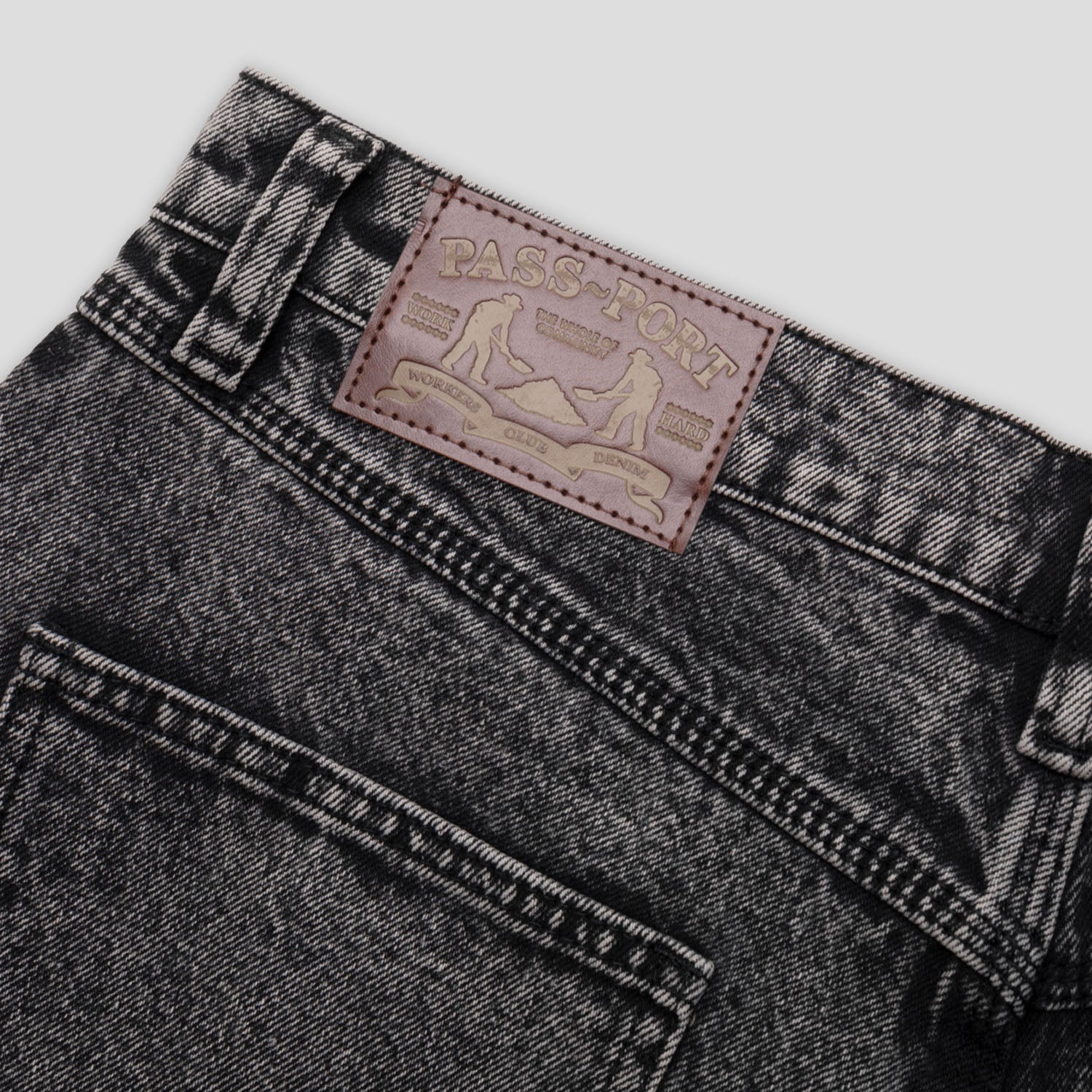 Pass~Port Workers Club Denim Jean - Grey Over-Dye – Pass~Port USA