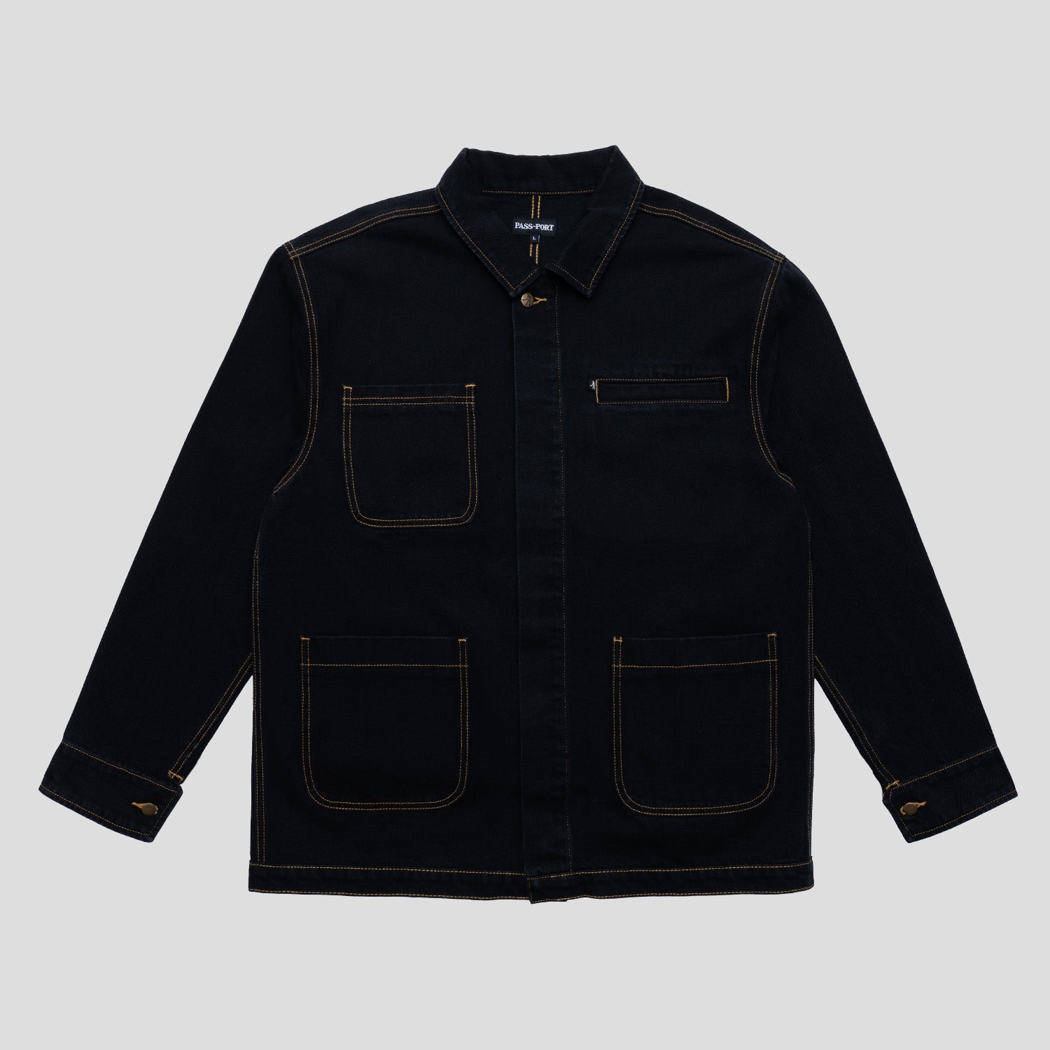 Pass~Port Painters Jacket - Washed Black