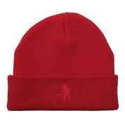 Pass~Port Solid Cotton Beanie - Scarlet