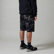 Pass~Port Workers Club Denim Short - Laser Etched Trinkets Black