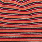 Pass~Port Organic Cotton Stripe Knit Beanie - Orange Multi