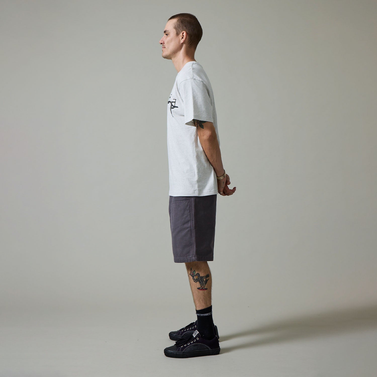Pass~Port Double Knee Diggers Club Short - Charcoal