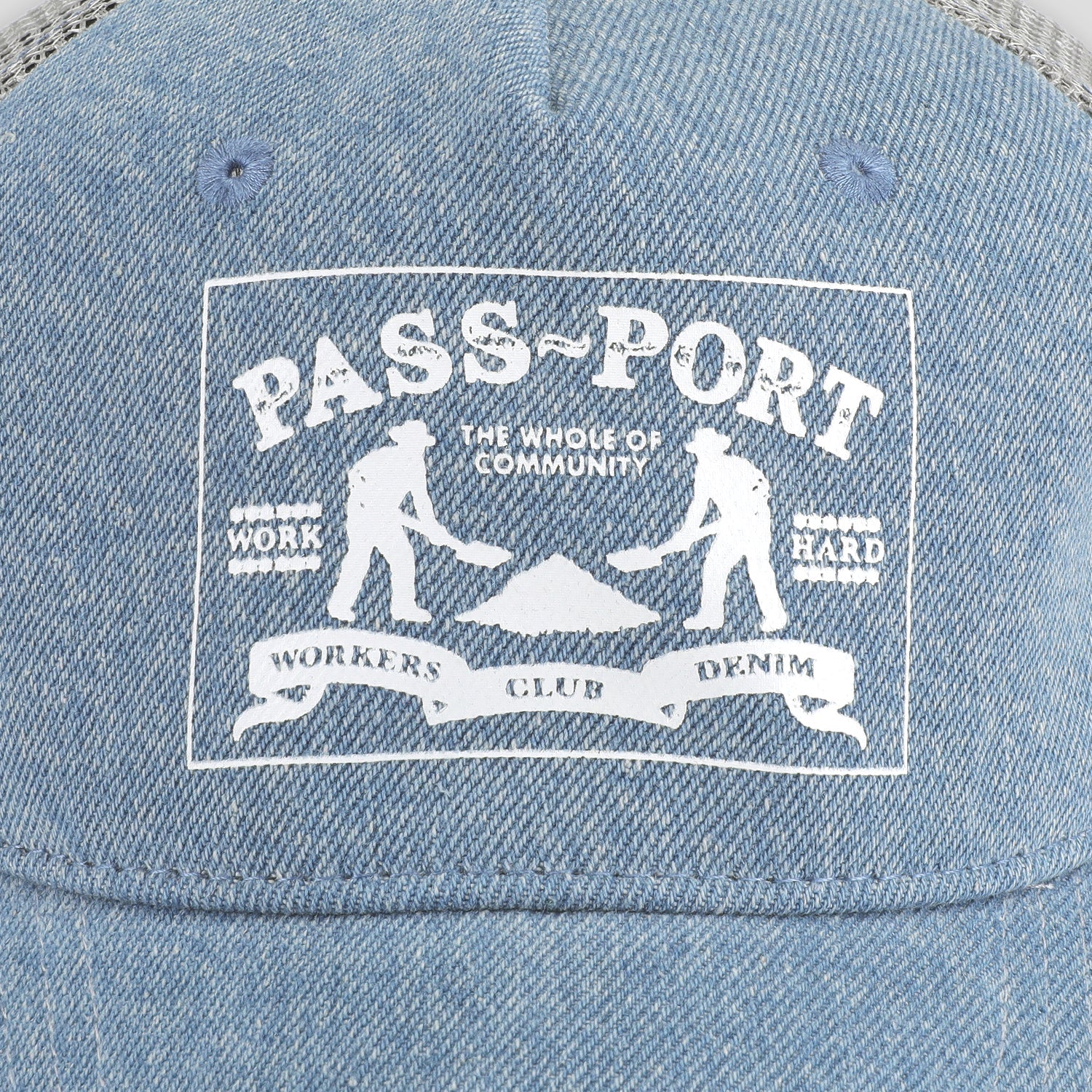 Pass~Port Workers Club Denim Packers Trucker - Light Indigo