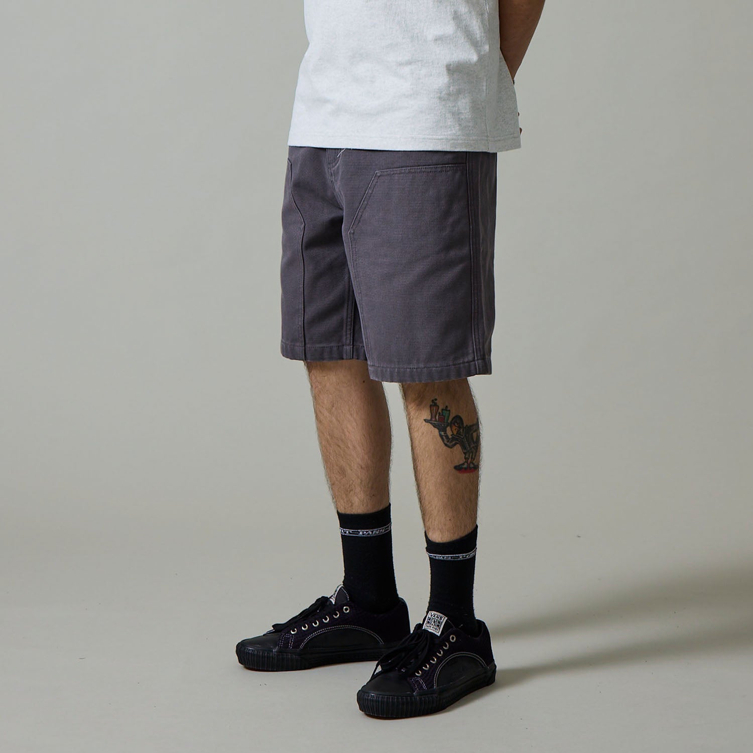 Pass~Port Double Knee Diggers Club Short - Charcoal
