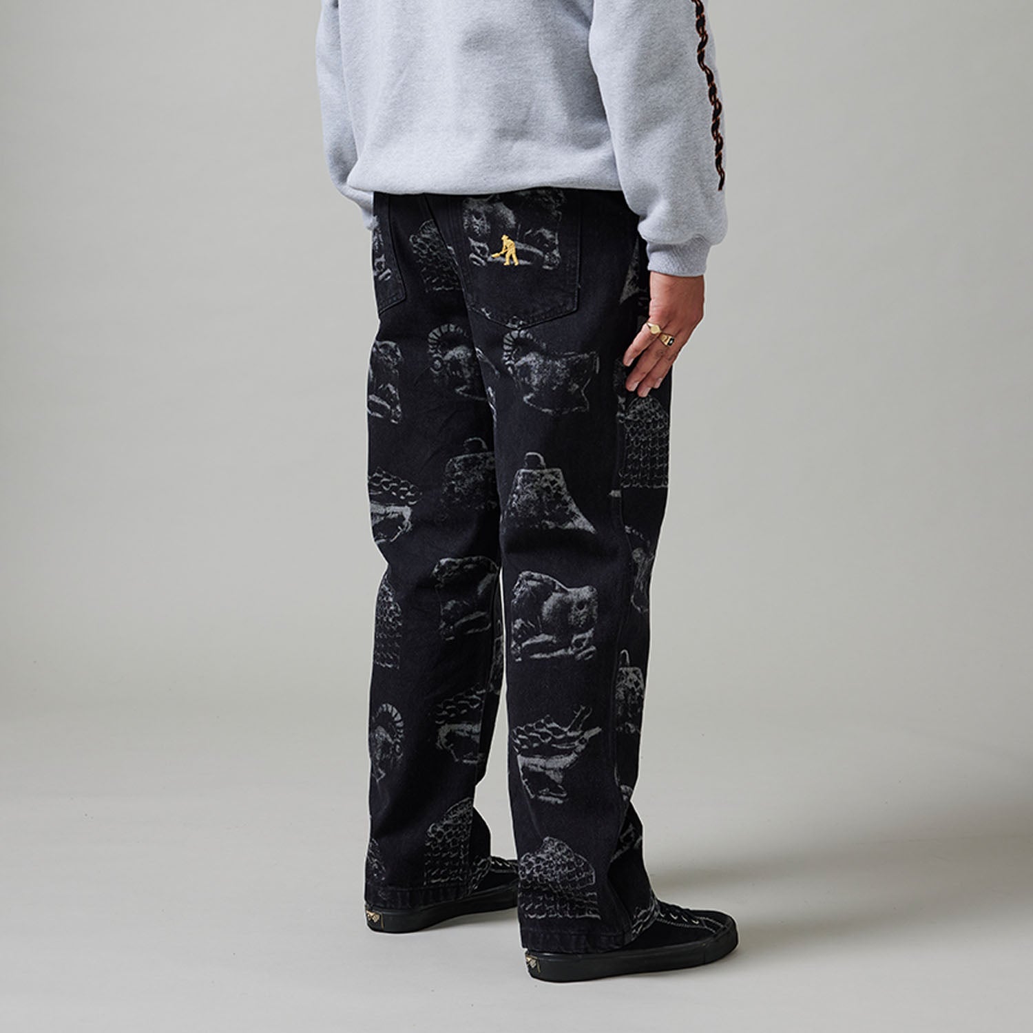 Pass~Port Workers Club Denim Jean - Laser Etched Bronzed Age
