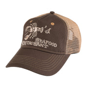 Pass~Port Seafood Staff Packers Trucker - Bark