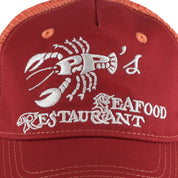 Pass~Port Seafood Staff Packers Trucker - Lobster Red