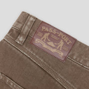 Pass~Port Quandong Workers Club Jean Short - Washed Brown