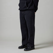 Pass~Port Workers Club Denim Jean - Washed Black / Brown Stitch R44