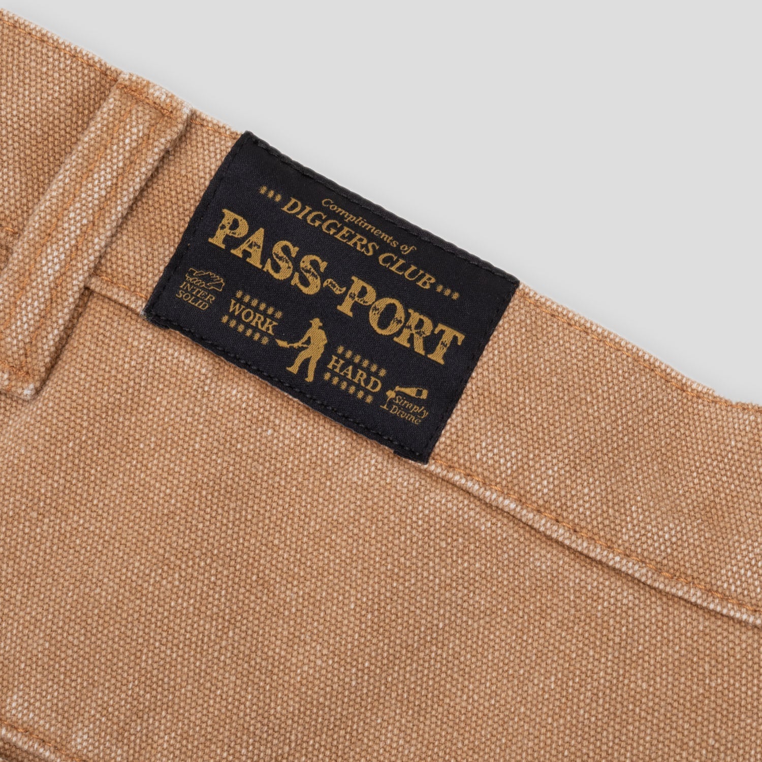 Pass~Port Double Knee Diggers Club Pant - Caramel