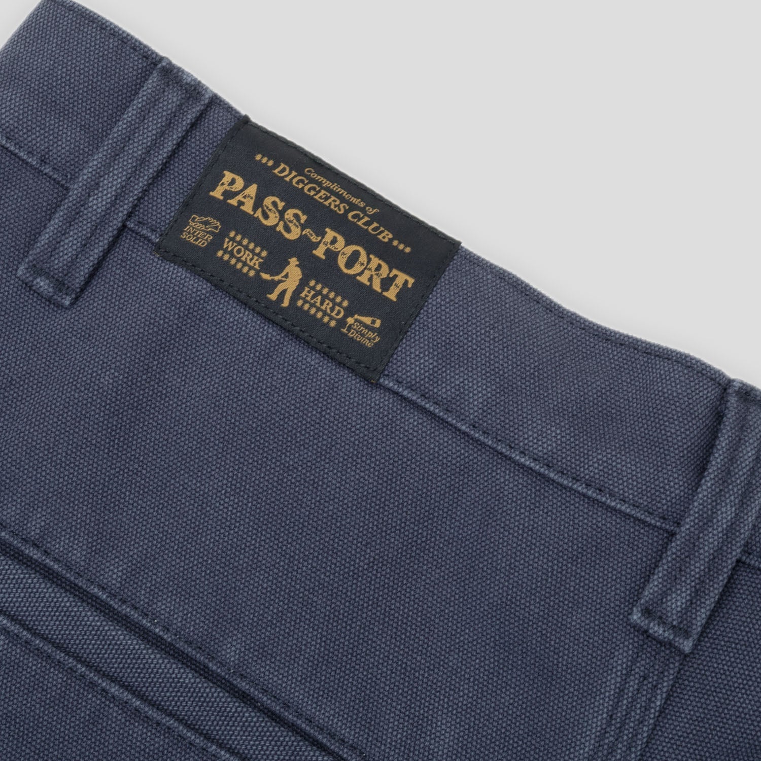 Pass~Port Double Knee Diggers Club Short - Navy