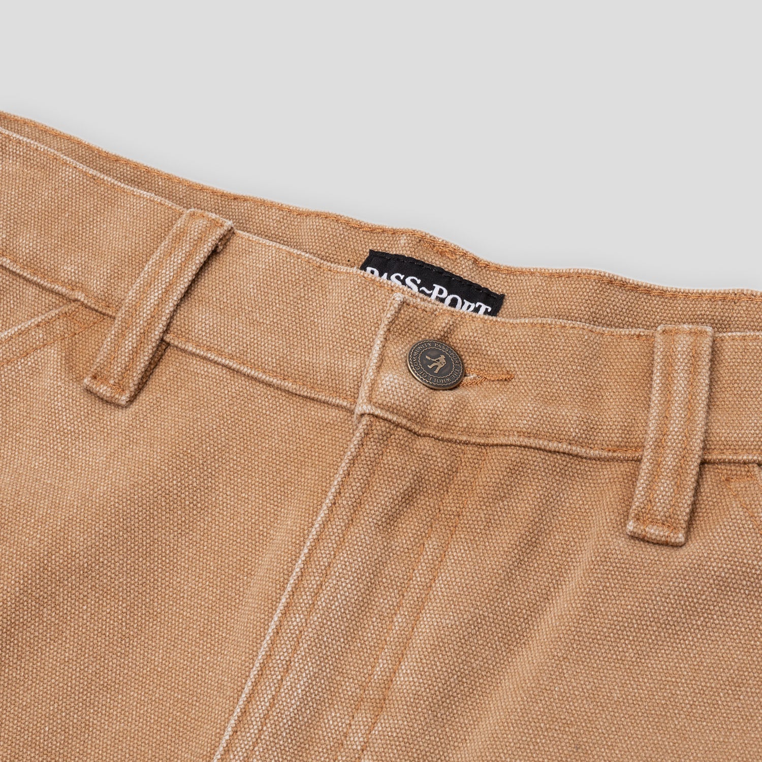 Pass~Port Double Knee Diggers Club Short - Caramel