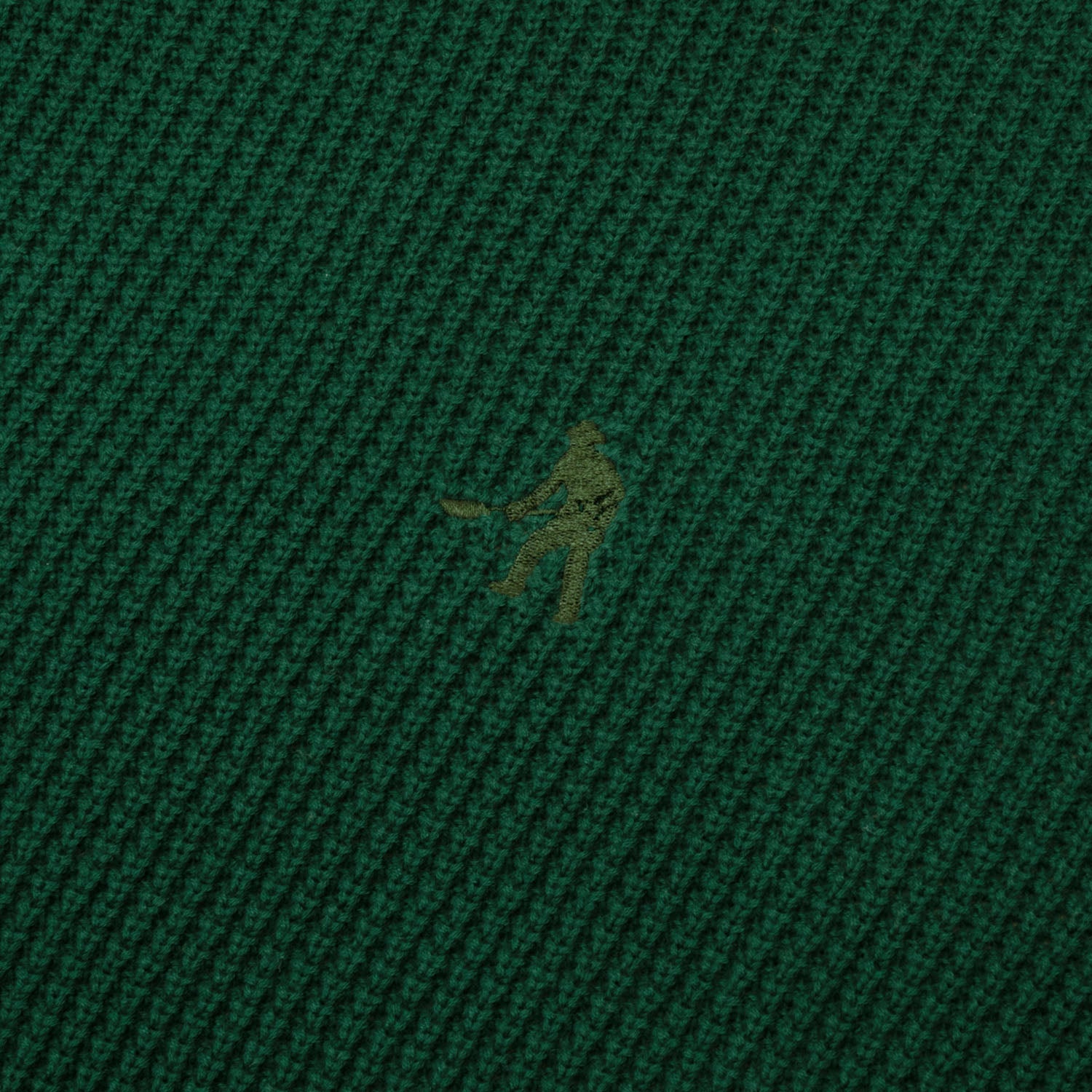 Pass~Port Organic Waffle Knit Sweater - Dark Green – Pass