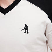 Pass~Port Workers Stripe Organic Jersey - Bone / Black