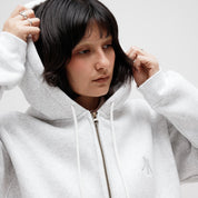 Pass~Port Solid Workers Zip Hood - Ice Marle