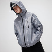 Pass~Port Workers Rain Jacket - Silver