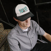 Pass~Port Orchard Leagues Trucker - Black / Off White