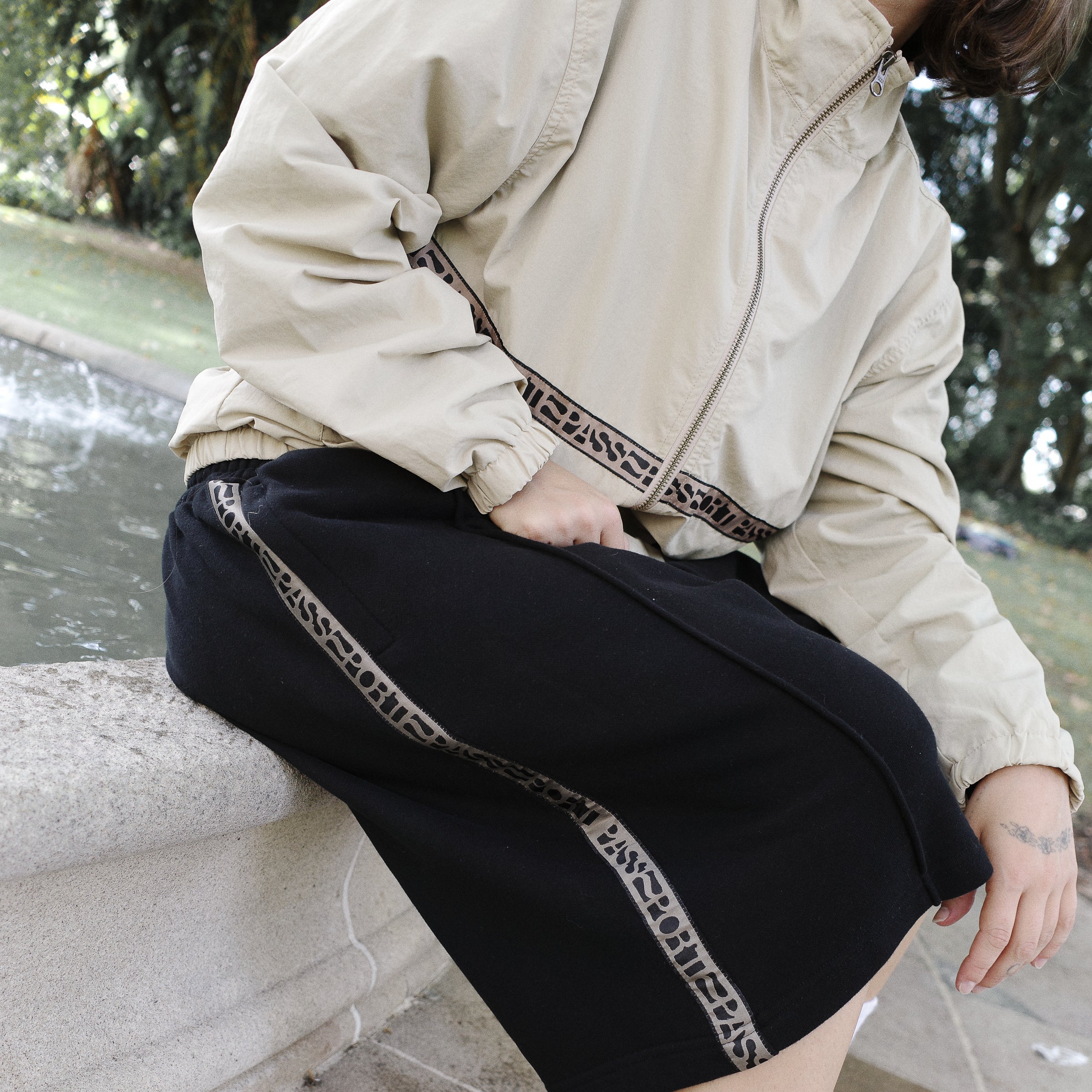 Pass~Port Rough Neg Organic Fleece Shorts - Black